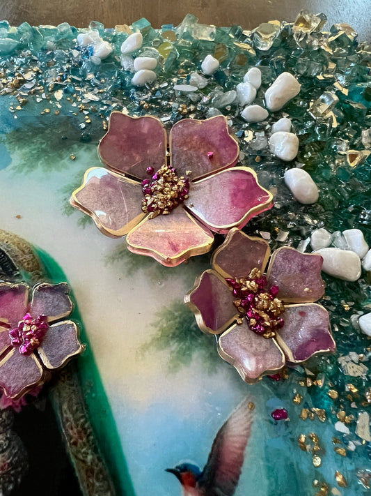 Radha Krishna Resin Wall Art